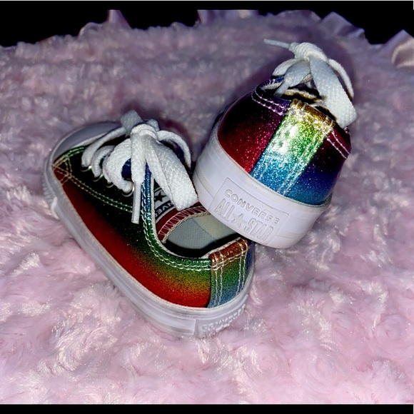 🦄Converse Chuck Taylor All Star Lo Glitter🦄 - Picture 2 of 5
